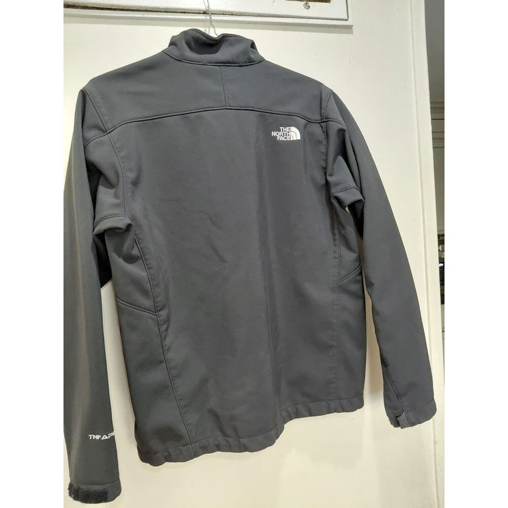The North Face Mens Apex Bionic Jacket Softshell Fleece Lined Mens Sz M Black